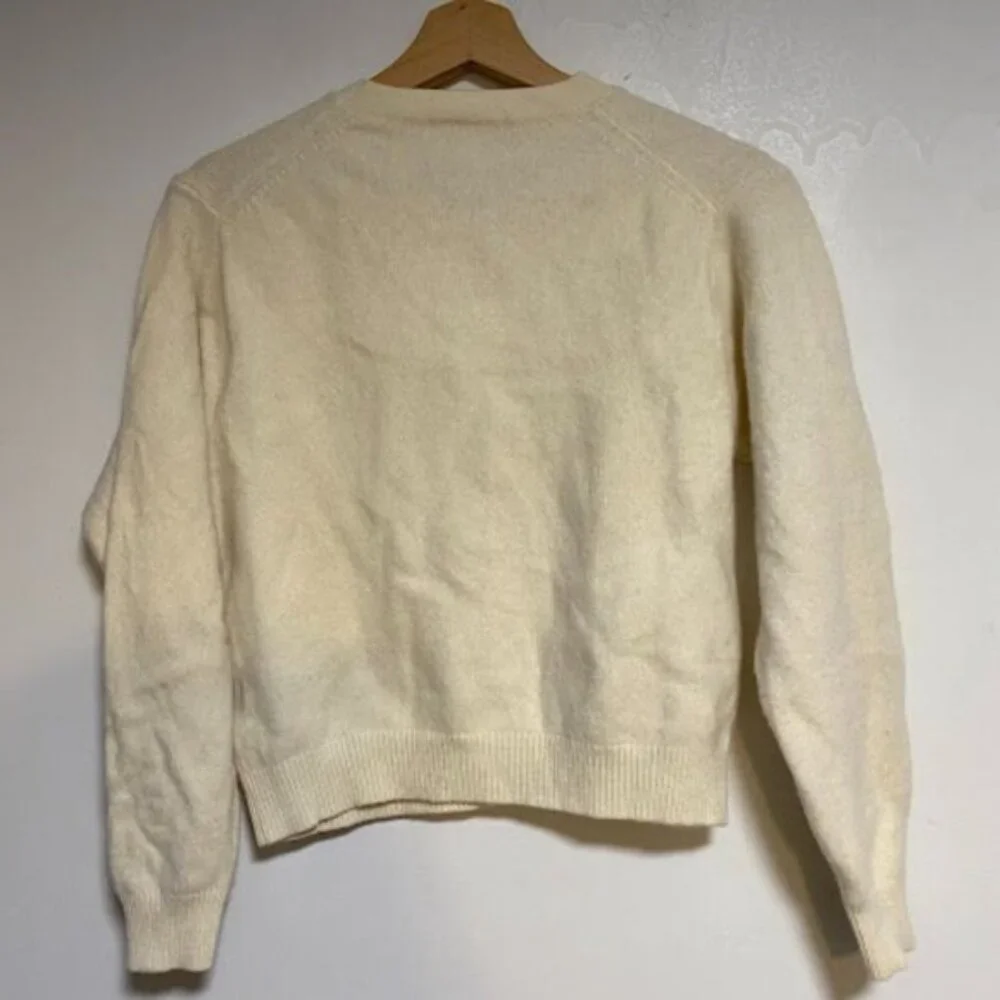 UNIQLO Cream Knit Crewneck Sweater – Size S - Picture 5 of 6